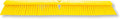 SPARTA 41891EC04 Omni Sweep Plastic Push Broom Head, Heavy Duty, Industrial Broom With Color Code System For Outdoor, Indoor, Garage, Concrete, Patio, Kitchen, Bathroom, 24 Inches, Yellow