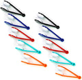 Eye Glasses Lens Cleaner Cleaning Brush Tool - Microfiber Mini Sunglasses Cleaner Soft Brush Cleaning Clip 5 Colors (10 Pack)