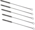 Utoolmart Stainless Steel Wire Cleaning Brush, Spiral Power Tube Brush, 0.4-inch Diameter 12-inch Length, 5pcs
