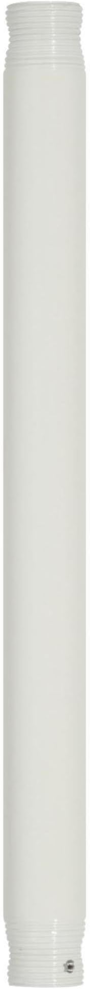 Westinghouse 7725400 Ceiling Fan Down Rod 24 Inch White/Satin White Finish