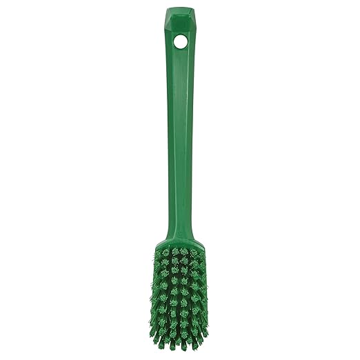 Vikan 30882 Brush,Utility,Medium,10.2",PP/PBT,Green