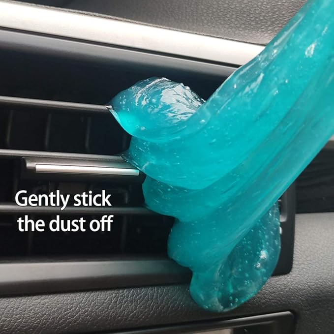 Car Cleaning Gel, 75g/2.6oz 1 Pack Car Detailing Tools, Universal Cleaning Kit for Car Keyboard Microphone Remote Control, Dust, Cookie Crumbs, Hair, Pet Fur, Household Cleaners