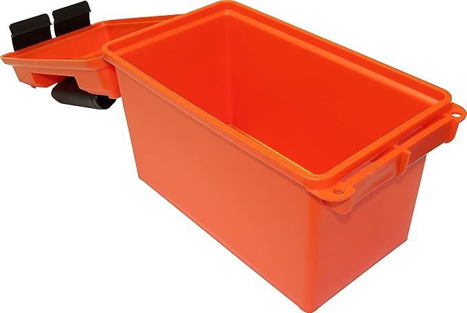 MTM AC50C Ammo Can, 50 Caliber, Field Boxes, Lockable Storage Box with Handle, Water and Dust Resistant, Secures Hunting Gear, Supplies, and Bullets, Stackable, USA Made
