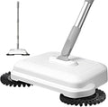 Push Sweeper Floor Sweeper, 2-in-1 360° Rotating Hand Push Sweeper, High Efficient Carpet Sweeper with Long Handle, Hanging Manual Vacuum Sweeper for Home Office