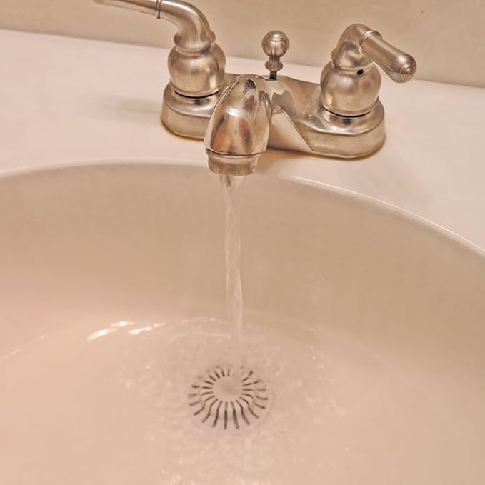 DANCO Universal Bathroom Sink Suction Cup Hair Catcher Strainer and Snare | For Pop-Up Stoppers | White | 2 Pack (10769)