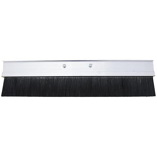 MARSHALLTOWN Aluminum Backed Concrete Broom for Finishing, Polypropylene Fibers, 48 Inch, Made in The USA, 428