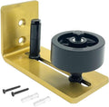 Rio Salto Metal Gold Barn Door Floor Guide Hardware, Barn Door Roller Track Wall Mount, Stay Guide for Sliding Adjustable Roller Installation