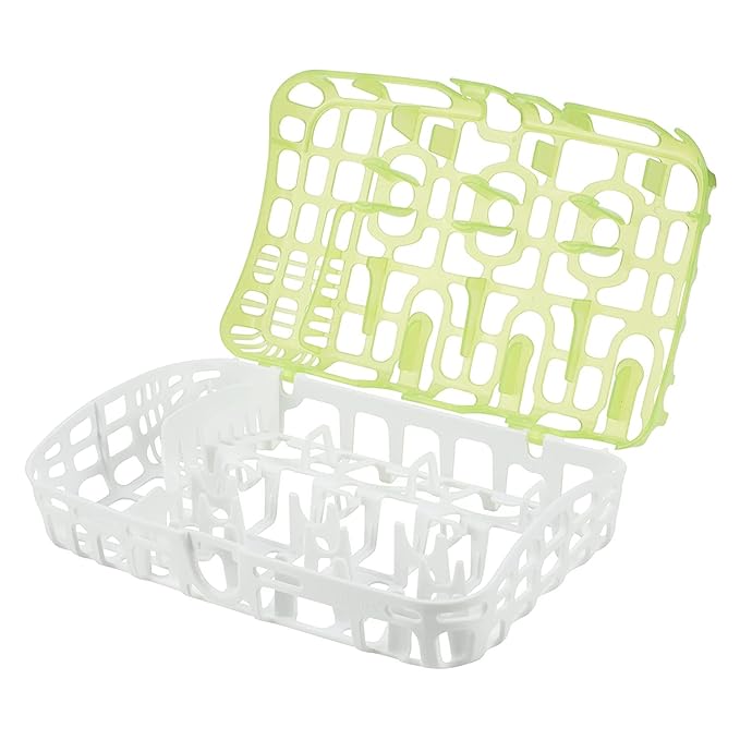 Dr. Brown's Universal Baby Bottle Drying Rack with Dishwasher Basket