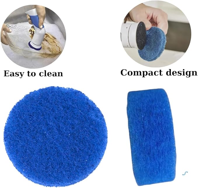 90511586 Power Scrubber Scrub Pad Fits for Black & Decker PKS160 Part# 90511586 (Blue) (3)