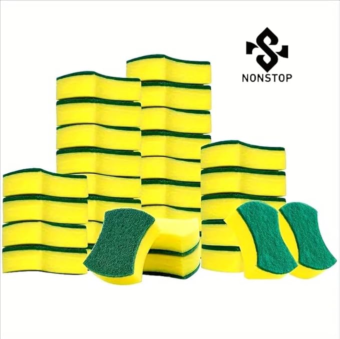 20-Piece Heavy-Duty Kitchen Sponges, Durable, Scratch-Free, High-Performance