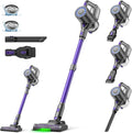 Cordless Vacuum Cleaner, 40KPA/500W/35Mins, Powerful Suction with Green LED Dust Detection, Stick Vacuum Self-Standing, Lightweight Handheld Vacuum for Pet Hair, Carpet & Hard Floor