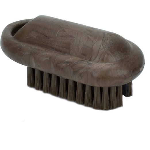 SPARTA Nail Scrub Brush Commercial-Grade, Heavy-Duty Hand and Fingernail Brush with Stiff Bristles for Gardeners, Mechanics, And Foodservice Personnel, Plastic, 5 Inches, Brown, (Pack of 12)