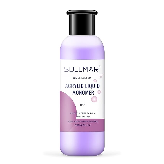 Acrylic Monomer Liquid Acrylic Liquid For Nails Monomer Acrylic Liquid Liquid Acrylic Monomer Nail Monomer Liquid Monomer 75ml 2.5FL.OZ