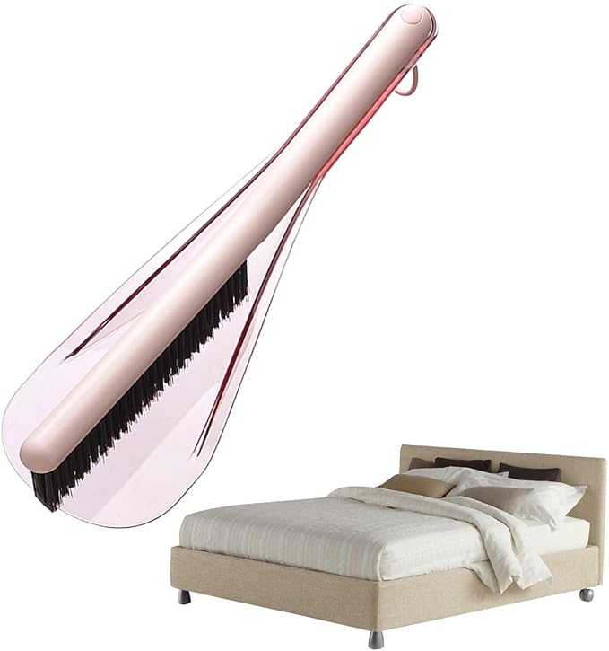 Bed Cleaning Brush, Upholstery Duster Tool, Lifter Cleaner with Pet Hair Removal, Furniture Applicator with Sturdy Handle Grip, Cleaning Brush, Home Necessary for Mattress Couch Upholstery Carpet Car