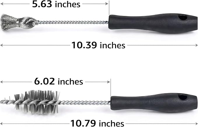 2PC Injector Sleeve Cup Bore Seat Cleaning Brush Fit for 1994-2018 Ford Powerstroke 6.0L-7.3L, Caterpillar C7/C9, Navistar/Maxxforce (Replaces AP0084/AP0085)