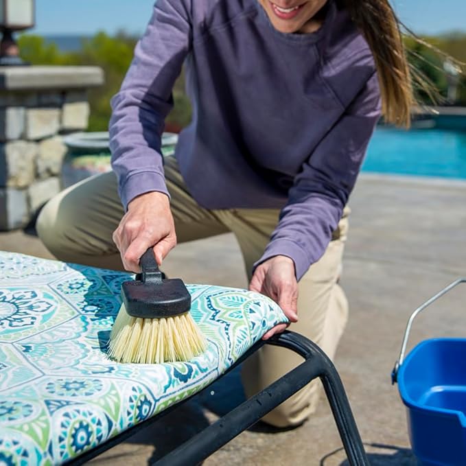 Harper Scrub Brush Pack: Acid-Resistant Soft Bristles, Made for Cleaning Utility and Outdoor Furniture, Remove Dirt, Dust, Wood, and Other Debris, Set of 3
