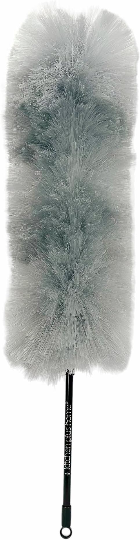 Kitchen + Home Large Static Duster - 27" Synthetic Feather Duster - Silver