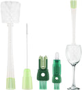 5 in 1 Water Bottle Brushes for Cleaning, Easily Cleans The Cup Mouth, Lid, Bottom, and Straw.Multifunctional Insulation Bottle Cleaning Tools, Home Kitchen Cleaning Tools