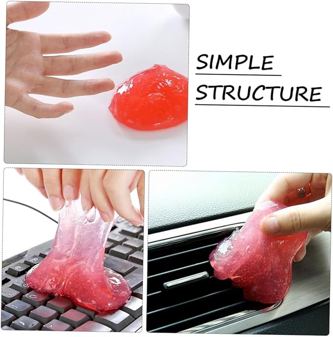 20pcs Cleaning Gel for Electronics Dust Remover for Keyboard and Car Detailing Non- Strong Adhesive Random Colors