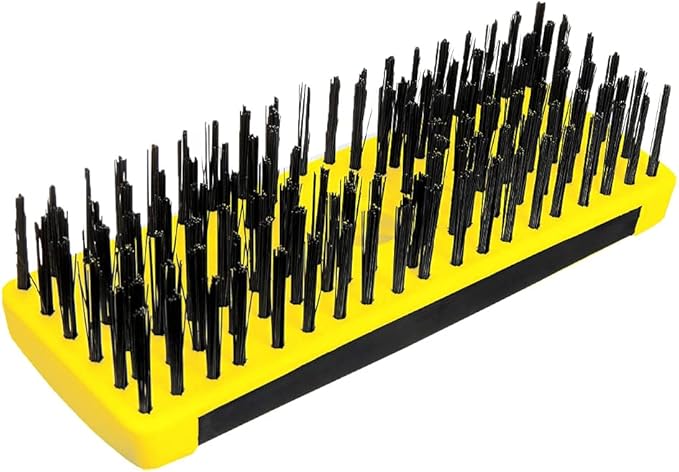 ALLWAY SB619 Soft-Grip Carbon Steel Wire Scrub Brush Block