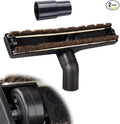 Universal Vacuum Floor Brush Attachments - Vacuum Attachments & Brushes, 12-Inch Swivel Head with 1-1/4”(32mm) Diameter Horse Hair Soft Bristles, 360° Swivel & Wheels for Hard Floors, Tile Cleaning