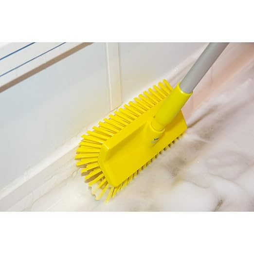 Vikan 70476 Brush,High-Low,Medium,10",PP/PBT,Yellow