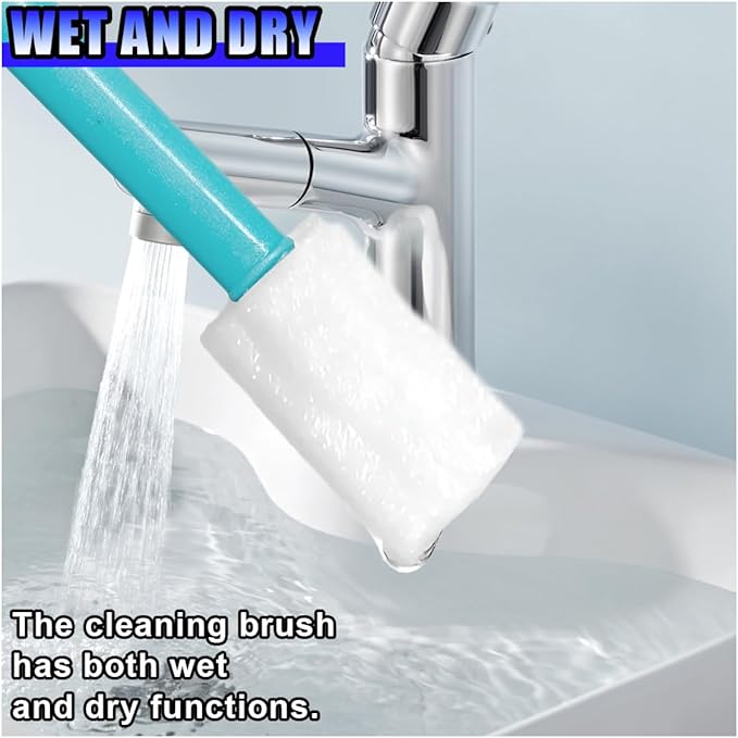Cleaning Swab Sticks, Small Cleaning Sponge Tip for Tight Spaces, Disposable Crevice Cleaning Brush Kit, Universal Automotive Detailing Tools Accessories for SUV, Sedan, Truck (100PCS)