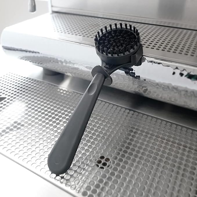Espresso Coffee Machine Cleaning Brush Espresso Group Head Brush Detachable Nylon Bristles Espresso Machine Cleaning Bristle for 58mm Grouphead