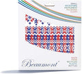 Beaumont Nordic Trad Musical Polishing & Cleaning Patterned Instruments Trumpet Clarinet Sax Flute Recycled Microfibre Cleaning Cloth Brass Silver 25 x 25 cm (BFC-NT)