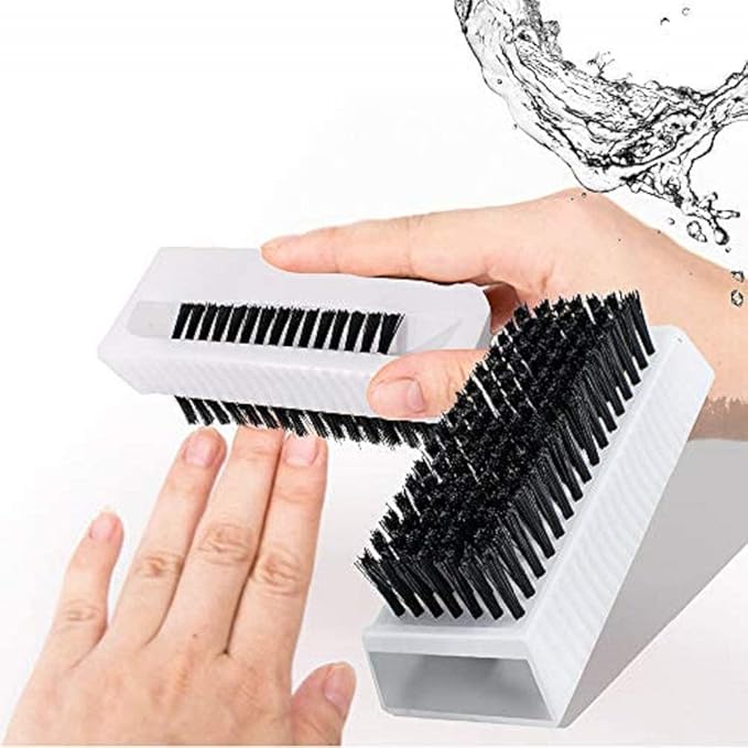 2PCS Nail Brush Surgical Scrub Brushes Two-Sided Stiff Hand and Nail Brush Non-Disposable Sterile Hand Scrubber with Nail Cleaner Hand and Nail Cleaning Brush Fingernail Brushes Nail Scrub Brushes