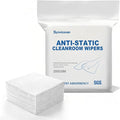 Anti-Static Microfiber Wipes 9"x9"(100 Pcs,Class 100, 200GSM) Lint Free Cloths Reusable Special ESD protection design is suitable for protecting sensitive electronic components and tools