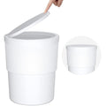 Lifewit Trash Can with Pop-Up Lid, 2.6gal Small Hidden Garbage Can with Decorative Faux Plant, Dog Proof Plastic Waste Basket for Bedroom, Office, Living Room, Kitchen, Bathroom