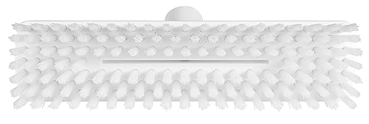 Vikan 70435 Deck Scrub,Medium,11",PP/PBT,White