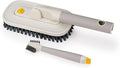 Joseph Joseph CleanTech Household Cleaning 2-Piece Set for Bathroom & Kitchen, Includes: 2-in-1 Tile Scrubber with Grout Brush and 3-in-1 Detail Brush with Nylon Scraper Tip