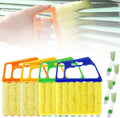 2026 New All-Purpose Washable Cleaning Brush – Blinds, AC Vents & Window Tracks, Blind Cleaner Duster Tool, 7 Fingers Dusting Cleaner Window Mini Blind Cleaner Duster Brush (8 PCS)