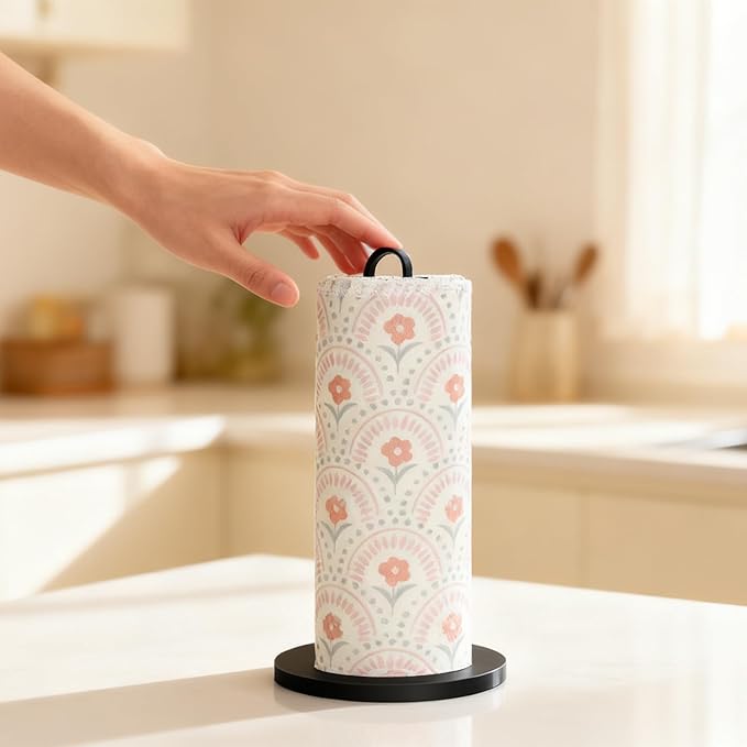 25 Pack Reusable Tissue Paperless Towel Roll Washable Cotton for Kitchen Towels Zero Waste Products Replacement Tissue (RT-D)