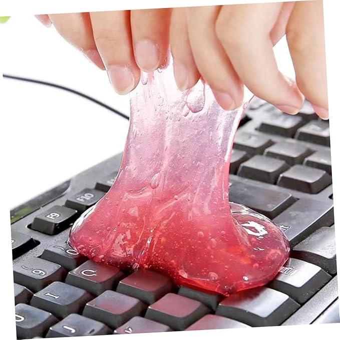 TEHAUX 20pcs Professional Computer Dust Keyboard Cleaning Gel Brush for Electronics