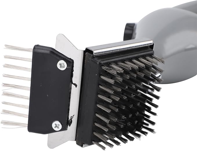 Grill Brush for Outdoor Grill, Portable Stainless Steel Steam Grill Brush, Deep Cleansing Steam BBQ Grill Cleaning Brush for Steel Cast Iron Ceramic Grills