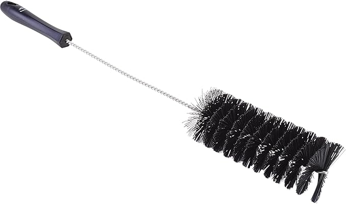 Vikan 53709 Ø2.4" Tube Brush- Medium, Black
