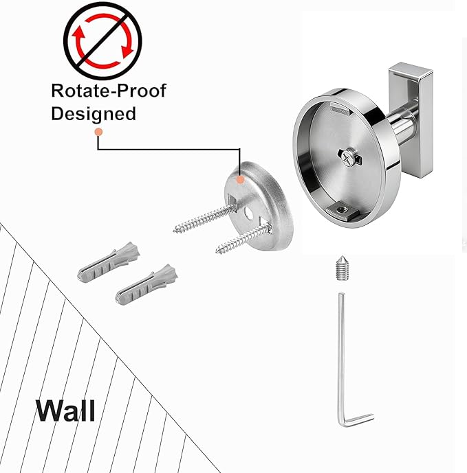 Nolimas Towel Hooks for Bathrooms, Chrome Polished Towel Hook for Kitchen Bathroom, SUS304 Stainless Steel Coat Hook, Heavy Duty Robe Hooks for Hanging Towels, Coats, sponges, Wall Mount, 4 Pack