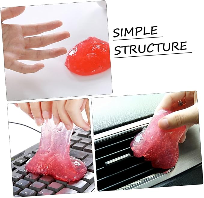 Housoutil Keyboard Cleaning Gel for Computer and Laptop 20 PCS Dust Remover Gel for Electronics Detailing Cleaning Non-Toxic and Reusable Random Color