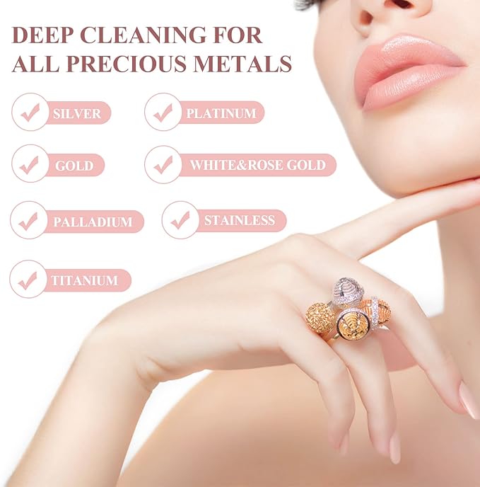 PINGMIC 120PCS Jewelry Cleaning Cloth, Professional Polishing Cloth Individually Wrapped, Pink Silver Polishing Cloth for Jewelry Sterling Silver Gold Platinum Watch Coins and More (3.15" x 3.15")