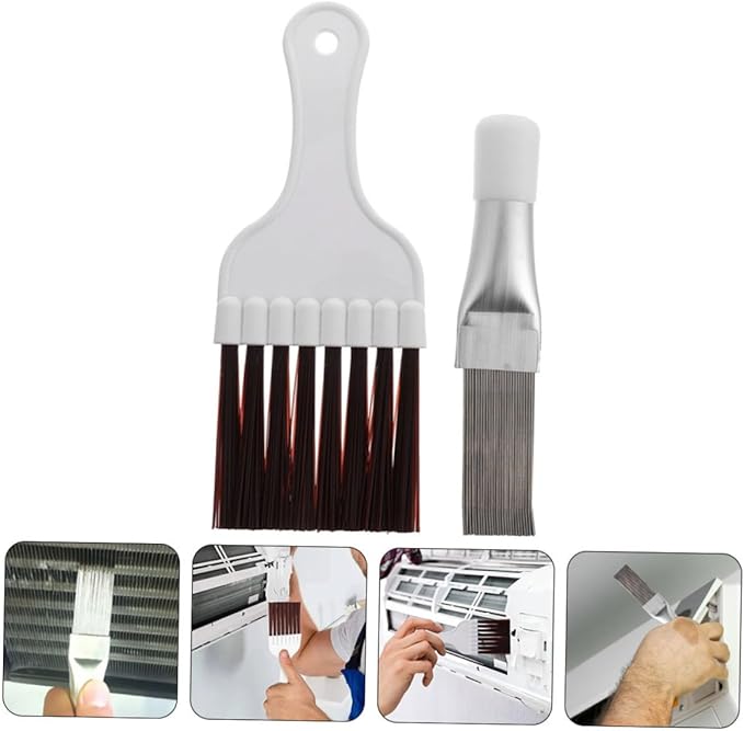Cabilock Air Conditioner Fin Cleaner Set 6pc Condenser Tools Coil Brush Cleaning Tools for Condenser