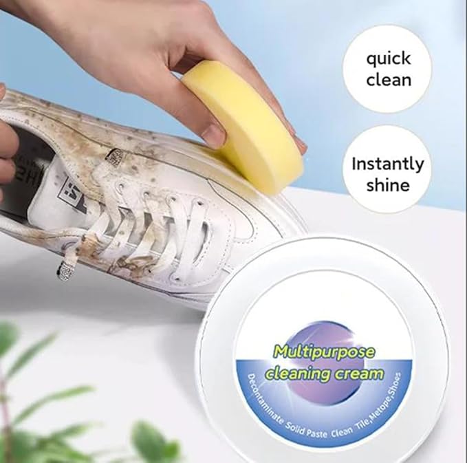 Shoes Stain Removal Cream, 2023 New Multi-Functional Cleaning and Stain Removal Cream, Shoes Multifunctional Cleaning Cream, Multipurpose Cleaning Cream (3Pcs)