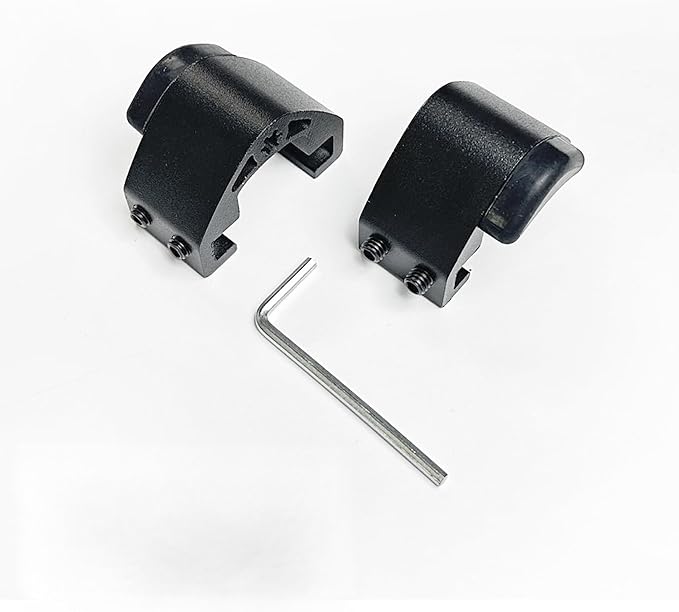 Homacer Sliding Barn Door Hardware Black Carbon Steel Door Stopper
