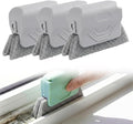 Kruggo Magic Window Track Cleaner, 2026 New Seal Cleaner Tool, Creative Cleaner Tools for Window Slot, Sliding Door Track, Tile Lines, Blinds, Baseboard (Gray-3PCS)