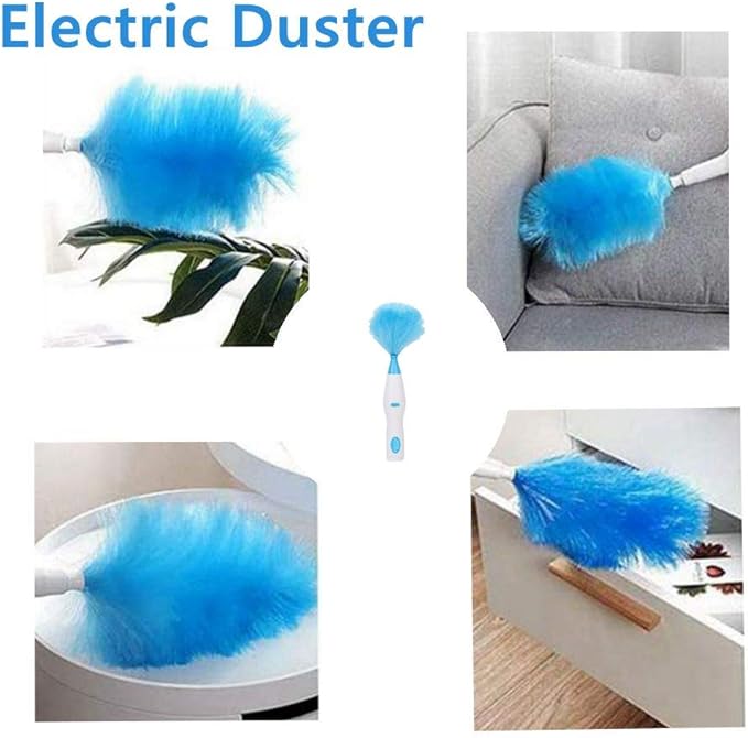 Blinds Cleaning Tool, Electric Duster, Long Lifespan Ceiling Fan Cleaner Pet Hair for Mini Blind for Furniture