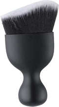 GaRhomxy Car Detailing Brushes, Car Interior Dust Sweeping Soft Brush, Soft Bristles Brush Cleaning Tool for Automotive Dashboard, Air Conditioner Vents, Computer, Scratch Free(Black with White)