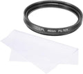 MECCANIXITY 46mm Circular Polarizer Filter, Double Sided Multi-Layer Coatings Polarizing Filter with Cleaning Cloth for Camera Lens