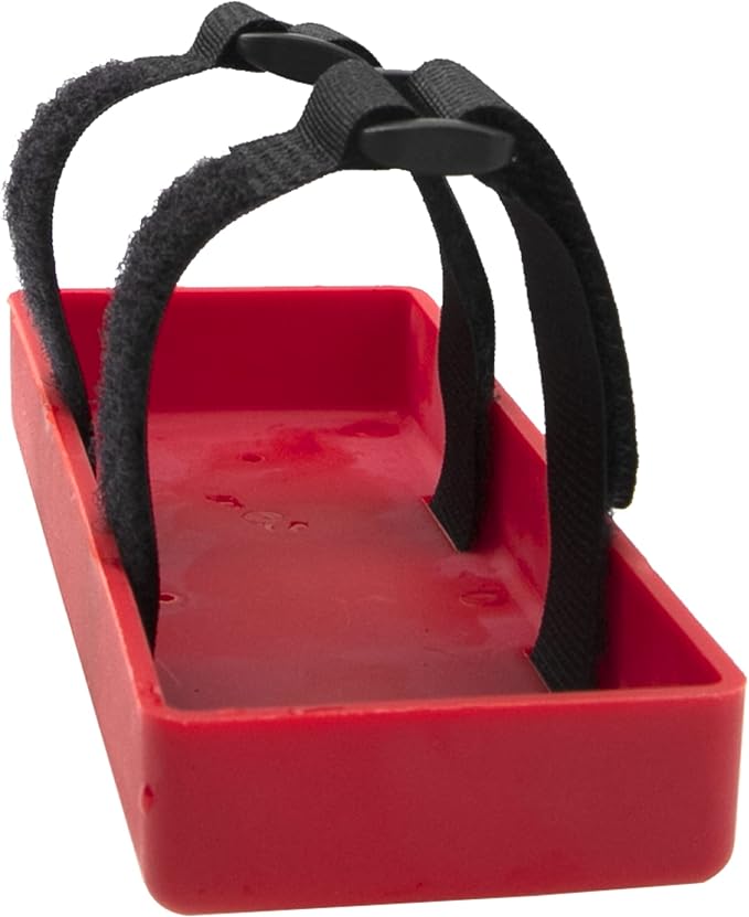 1Pcs ShareGoo Plastic RC Car Battery Tray Case for 2S Lithium & 7.2V NiMH Battery Compatible with Axial SCX10 RC4WD D90 Traxxas TRX-4 1/10 RC Car (Red)
